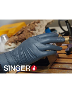 GANTS NITRILE NOIR x100 Non Poudré -AUU5000 2