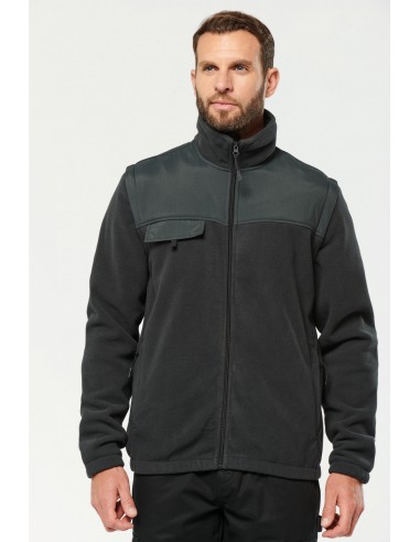 VESTE POLAIRE MANCHES AMOVIBLES