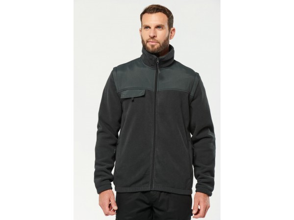 VESTE POLAIRE MANCHES AMOVIBLES