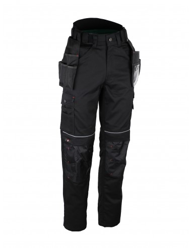 PANTALON COTON/POLY NOIR -PORTAC