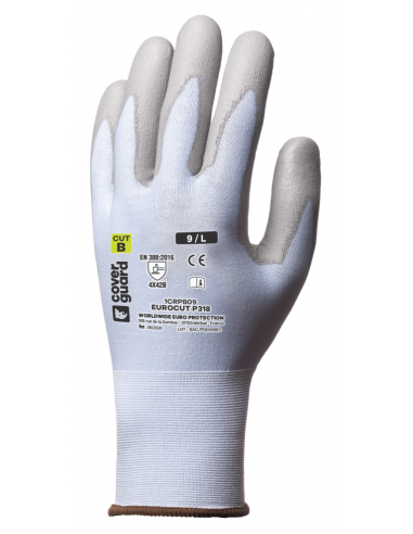 Gant EUROCUT P318 HPPE cut 3 18G bleu paume...