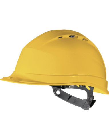 CASQUE DE CHANTIER VENTILE SERRAGE GLISSIÈRE