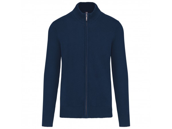 CARDIGAN ZIPPE COTON