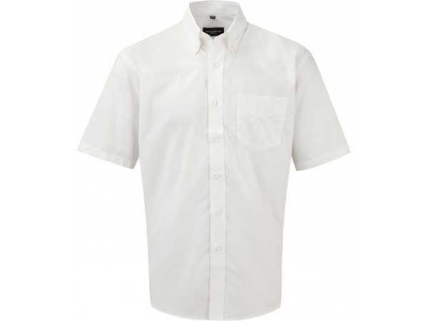 RU933M - Chemise homme manches courtes Oxford