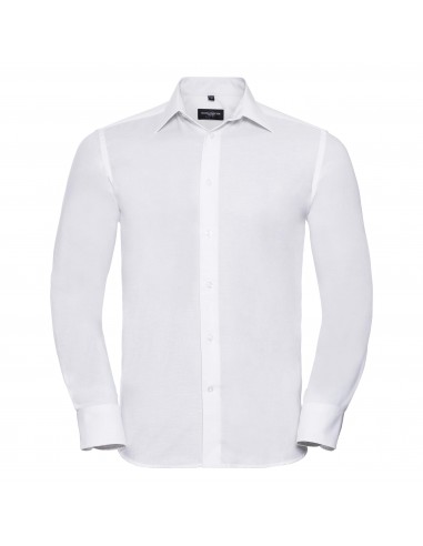 RU922M - Chemise homme Oxford cintrée manches...