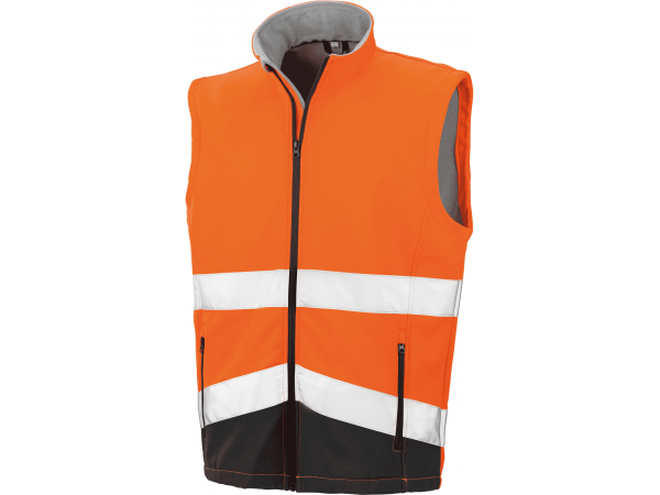 Gilet softshell Haute Visibilité