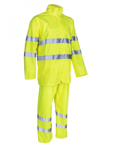 KAWA Ensemle de pluie Jaune HV