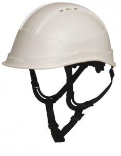 CASQUE KARA 4PTS BOUCLE BLANC -CAS7001