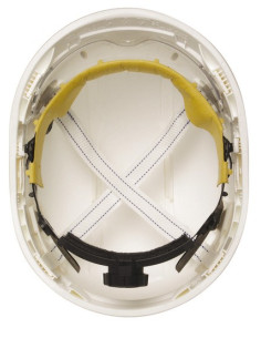 CASQUE KARA 4PTS BOUCLE BLANC -CAS7001 2