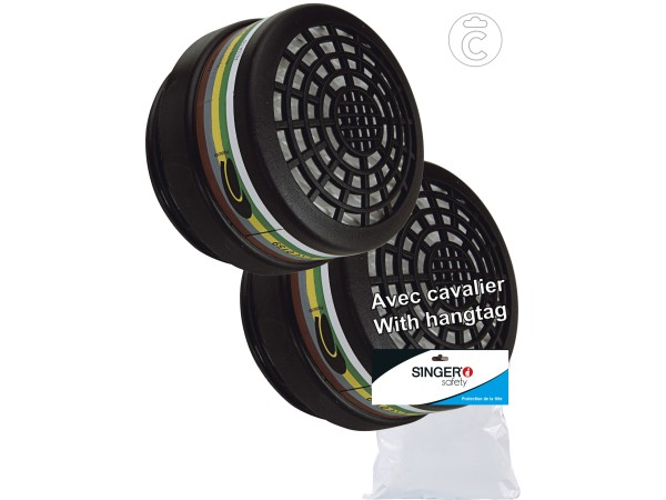 Filtre ABEK1P3 (galette). Pour DM756C, DM756S