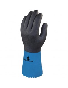 Gants étanches nitrile et polyester, L