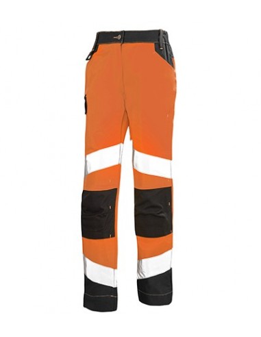 PANTALON HAUTE VISIBILITÉ FEMME FLUO...