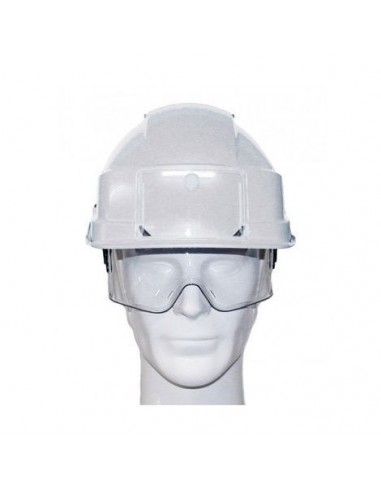 Casque avec visière intégrée et porte...