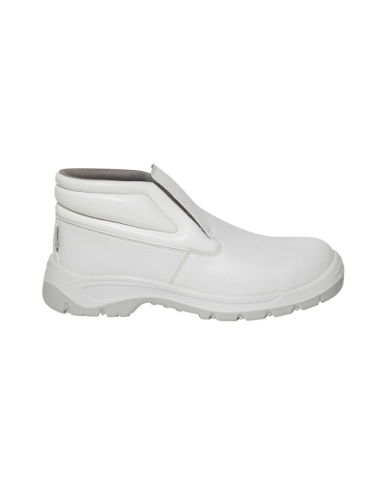 Mocassins de sécurité haut blanc